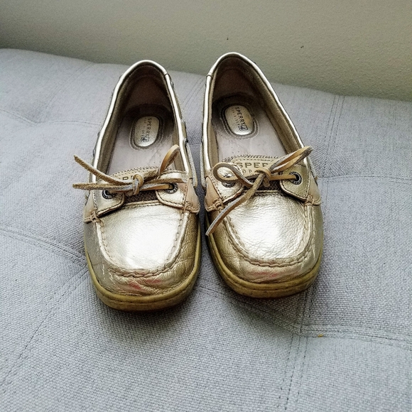 Sperry Top-Siders Metallic Gold - Picture 7 of 8
